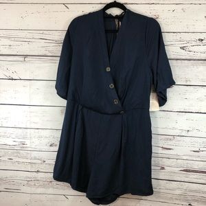 A Beautiful Soul - Navy Blue Plus Size Romper